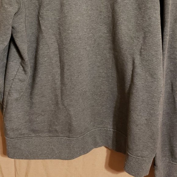 H&M, Gray zip-up Sweatshirt w/ hood jacket, Size Large - Picture 11 of 16